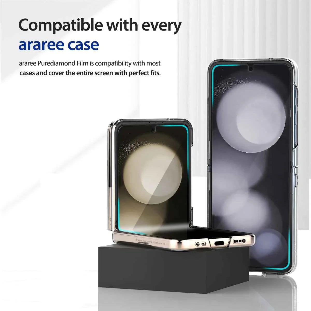 Araree Z Flip 5 Pure Diamond Inner Screen Protective Film (1 Pcs) - Clear Araree Z Flip 5 Pure Diamond Inner Screen Protective Film (1 Pcs) - Clear